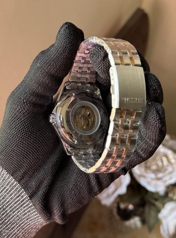Fossi l Automatic Dual Tone Metal Premium Watch